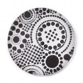 Кнопка Chunk стеклянная "Орнамент"  #1