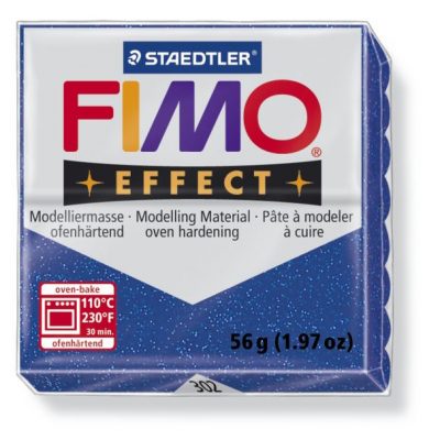 Полимерная глина FIMO Effect  Glitter Blue