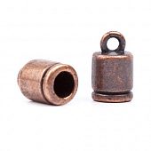 Концевик для шнура "Полоса" медн.