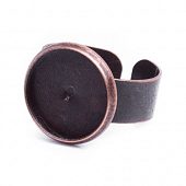 Основа для кольца с платформой для заливки 14 мм. медн.