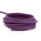 Шнур замшевый сливовый