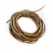 Шнур вощеный коричневый 1,2 мм.