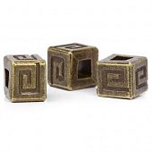 Бусина "Греция" 6 мм. бронз.