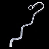 Закладка с колечком "Волна" сереб.