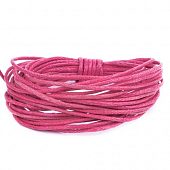Шнур вощеный 1,2 мм фуксия
