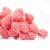 Коралл синтетический розовый - бусина "Резная капля", 21x14x14 мм.