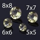 Цитрин. Круг.