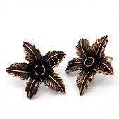 Пуссеты "Тропический куст" медн.