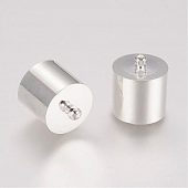 Концевик для шнура "Глазурь" 13,5 мм. сереб.