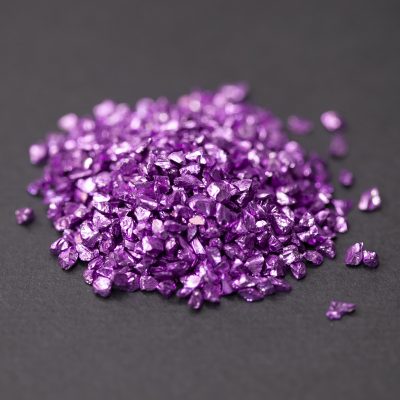 Стеклянная крошка фиолетовая 2-3 мм