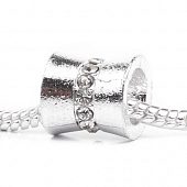 Бусина PNDR "Два берега" белая