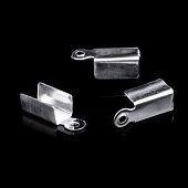 Зажим для шнура 12 мм. сереб.