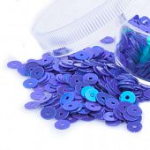 Пайетки 4 мм. королевский синий