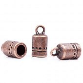 Концевик для шнура "Точки" медн.