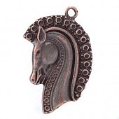 Кулон "Ретивый конь" медн.