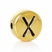 Бусина Алфавит "X"