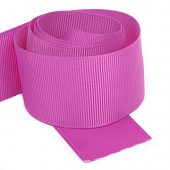 Репсовая лента лиловая роза 31,8 мм. (185)