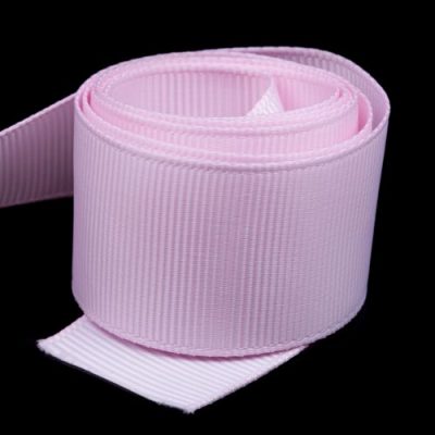 Репсовая лента розовое кружево 25,4 мм. (103)