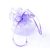 Мешочек из органзы маленький фиолетовый с блестками