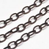 Цепь текстурированная,12x9x2 мм. медн.