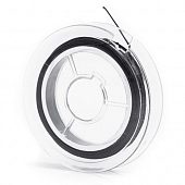 Тросик ювелирный (струна) черный 0,45 мм. (9 метров)