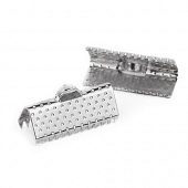 Зажим для ленты 16 мм. ник. текстурный