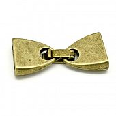 Замок-застежка для широкого плоского шнура