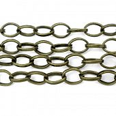 Цепь 8х6 мм. бронз.