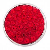 Кнопка Chunk со стразами красная