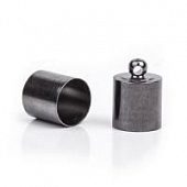 Концевик для шнура "Глазурь" 14x10 мм. темн.ник