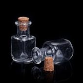 Баночка с пробкой "Кубик" 14х14 мм.