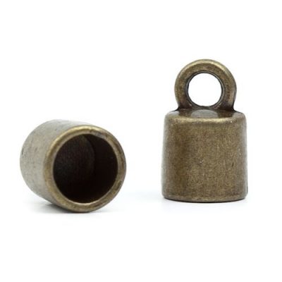 Концевик для шнура "Купол" бронз.