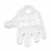 Подвеска "Ладошка Hand Made" сереб.