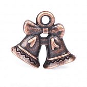 Подвеска "Рождественские колокольчики" медн.