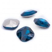 Стразы бирюзовые "Кюшон", 10x10x5 мм.