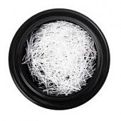 Декор "Белая нить" в пластиковом контейнере