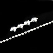 Цепь "Шарик" 2,4 мм. сереб.