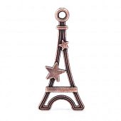 Подвеска "Новый год в Париже" медн.