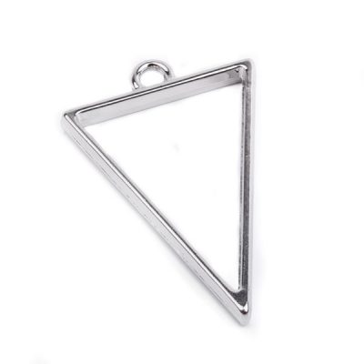 Кулон-контур "Треугольник" никель