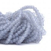 Бусина - рондель граненая олово, 3х2 мм.