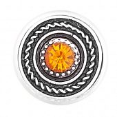 Кнопка Chunk "Хоровод" оранжевая