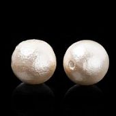 Хлопковый жемчуг, бусина - 10 мм., айвори