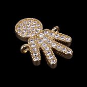 Коннектор LUX "Мальчик" золот.