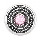 Кнопка Chunk "Хоровод" розовая