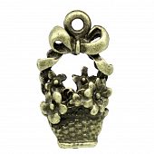 Подвеска "Корзина с цветами"