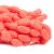Коралл синтетический красный - бусина "Резной бочонок", 18х10 мм.