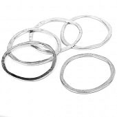 Декоративный элемент "Кованое кольцо" 53 мм. сер.