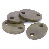 Коннектор Тагуа "Овал" оливковый