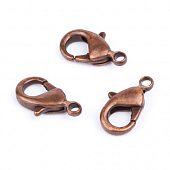 Замок - Лобстер 12 мм. мед.