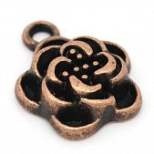 Подвеска "Фиалка" медн.